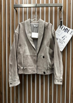 Замшевая куртка  The Row Артикул BMS-150895. Вид 1