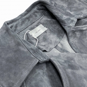 Замшевый плащ  The Row Артикул BMS-150945. Вид 2