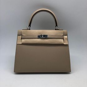 Сумка женская Hermes Kelly 25 cm, psom Color Gris Tourterelle