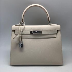 Hermes Kelly 28 cm,Epsom Color Craie