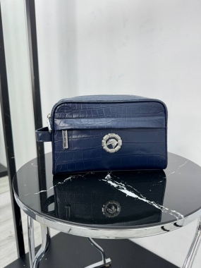 Барсетка  из натуральной кожи крокодила 