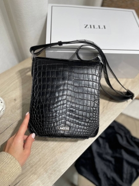 Сумка из натуральной кожи крокодила 