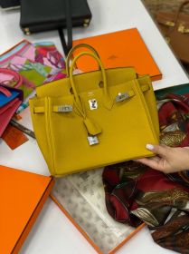 Сумка женская Hermes Birkin 25 cm, togo, PHW  Jaune Ambre color