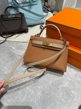 Сумка женская Kelly mini , 25, PHW Epsom leather 
