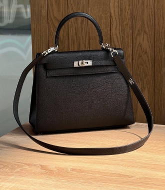 Сумка женская  Kelly, 25, PHW Epsom leather