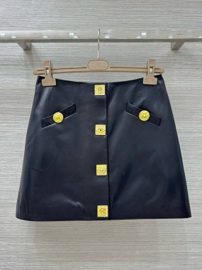 Кожаная юбка Schiaparelli