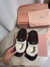 Меховые мокасины 