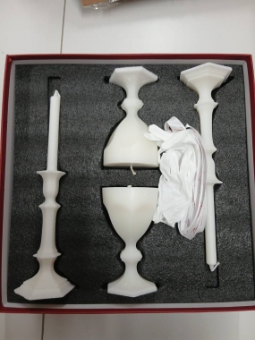 Набор из-4х подсвечников 