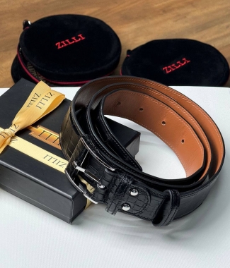 Ремень из натуральной кожи крокодила 