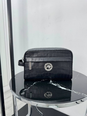 Барсетка  из натуральной кожи крокодила 