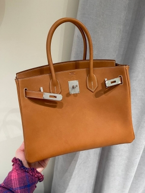 Сумка женская Birkin, 30, Barenia Leather