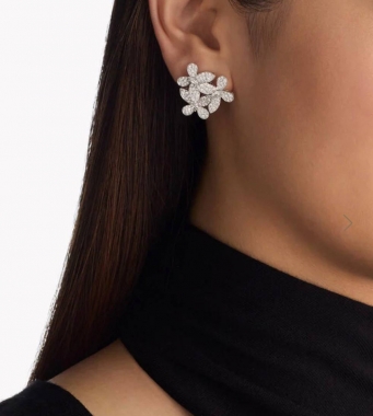 Серьги Triple Pavе Butterfly Diamond Earrings 