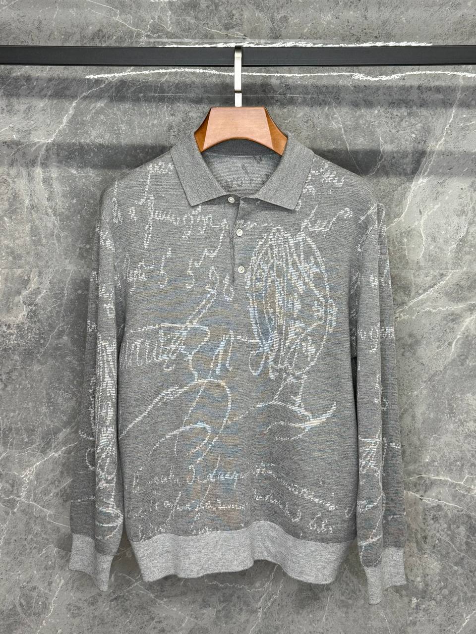 Поло  Berluti   Артикул BMS-150333 Поло  Berluti   Артикул BMS-150333