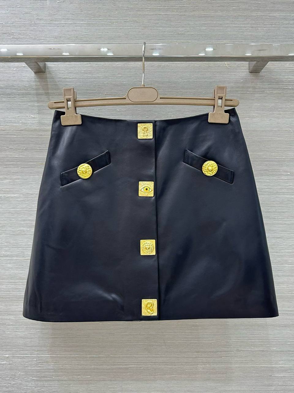 Кожаная юбка Schiaparelli   Артикул BMS-150409 Кожаная юбка Schiaparelli   Артикул BMS-150409