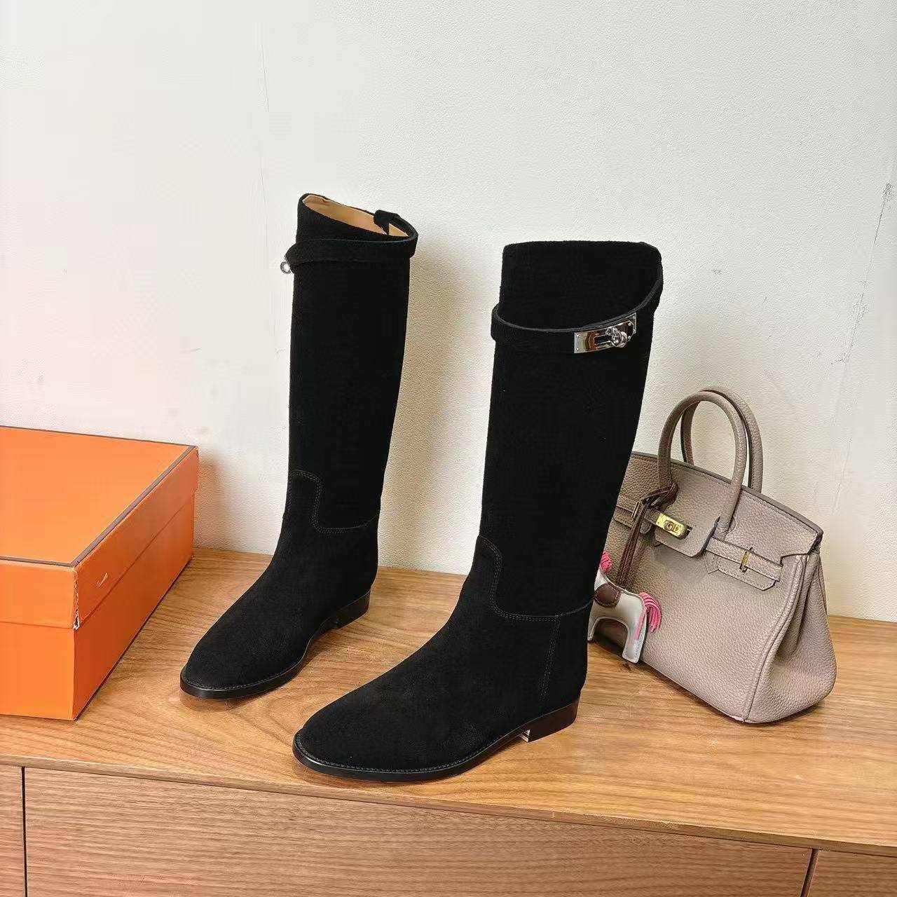 Сапоги Hermes Артикул BMS-150504 Сапоги Hermes Артикул BMS-150504