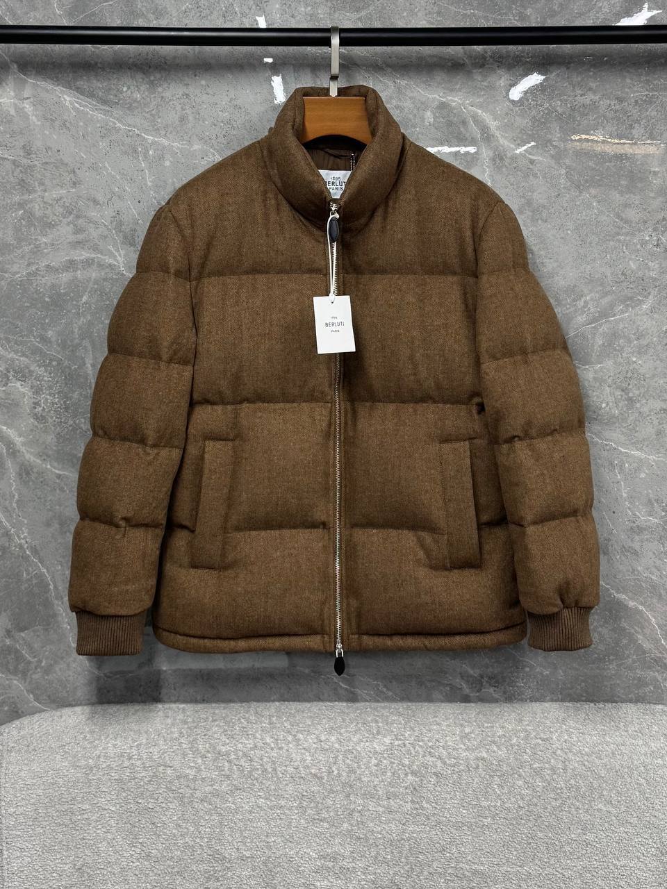 Пуховик  Berluti Артикул BMS-150553 Пуховик  Berluti Артикул BMS-150553