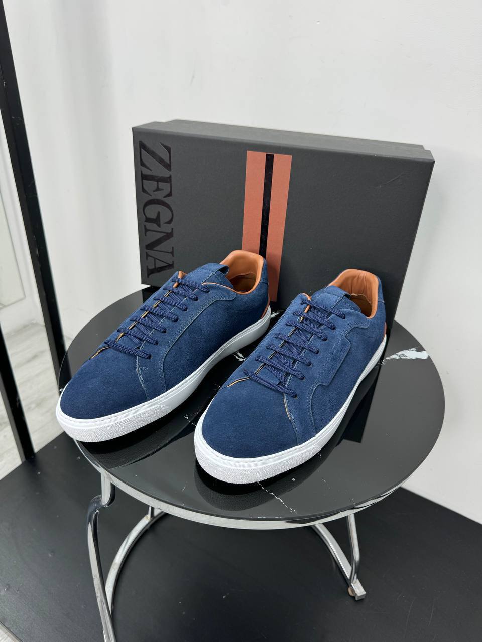 Кеды мужские  ZEGNA Артикул BMS-150585 Кеды мужские  ZEGNA Артикул BMS-150585